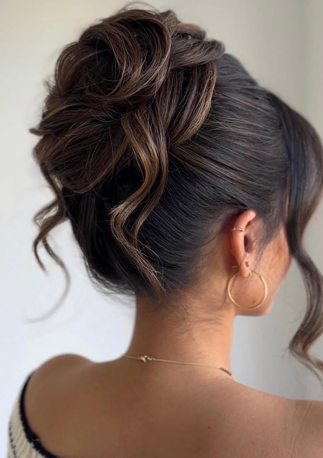 Bridal updo  , elegant updo 