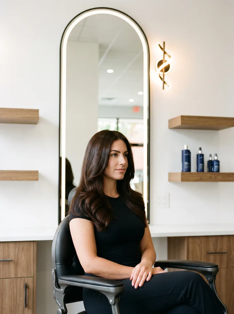 Full Hair Colour + Cut & Styling at Hanny's Hair Lounge
